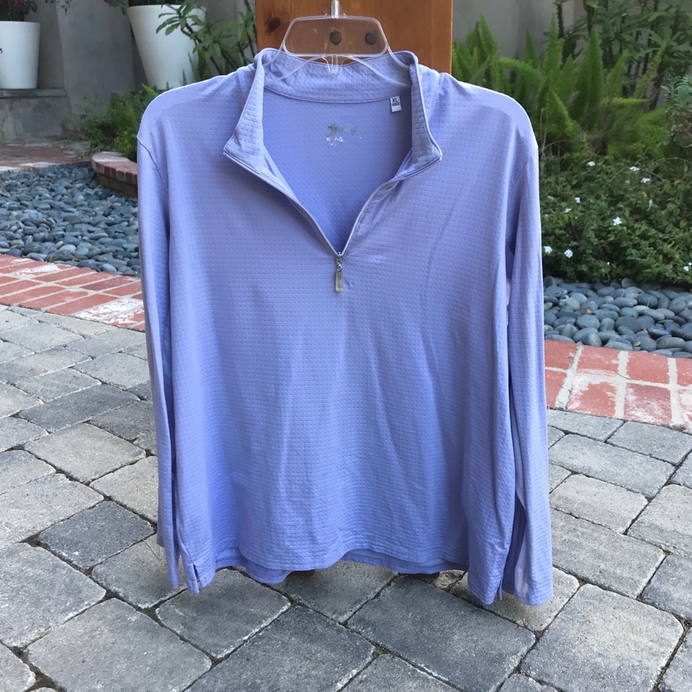 Bette & Court Lavender Swing Sun Shirt XL